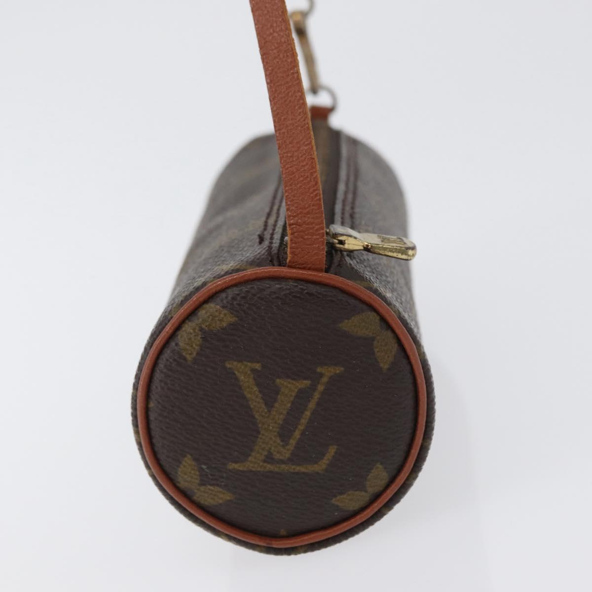 LOUIS VUITTON Monogram Papillon Pouch LV Auth 172145A