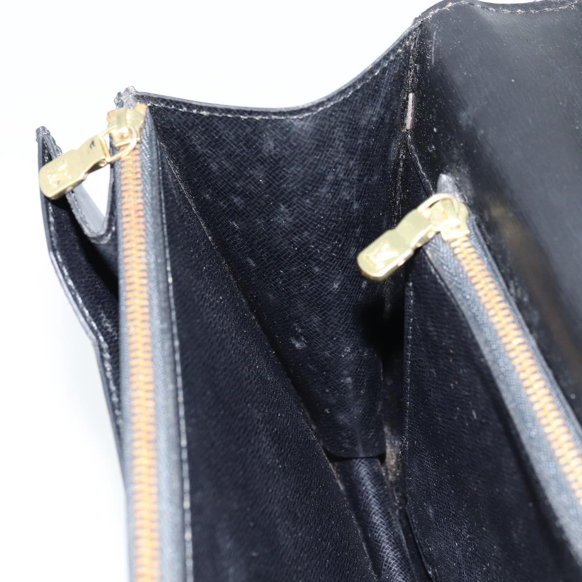 LOUIS VUITTON Epi Concorde Hand Bag Black M52132 LV Auth 172148