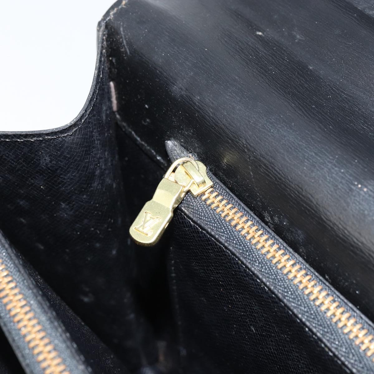 LOUIS VUITTON Epi Concorde Hand Bag Black M52132 LV Auth 172148