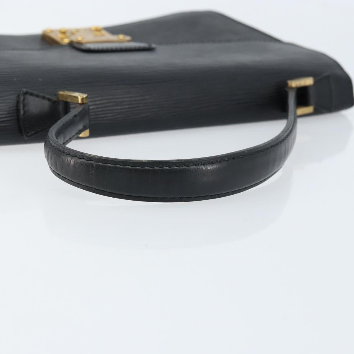 LOUIS VUITTON Epi Concorde Hand Bag Black M52132 LV Auth 172148
