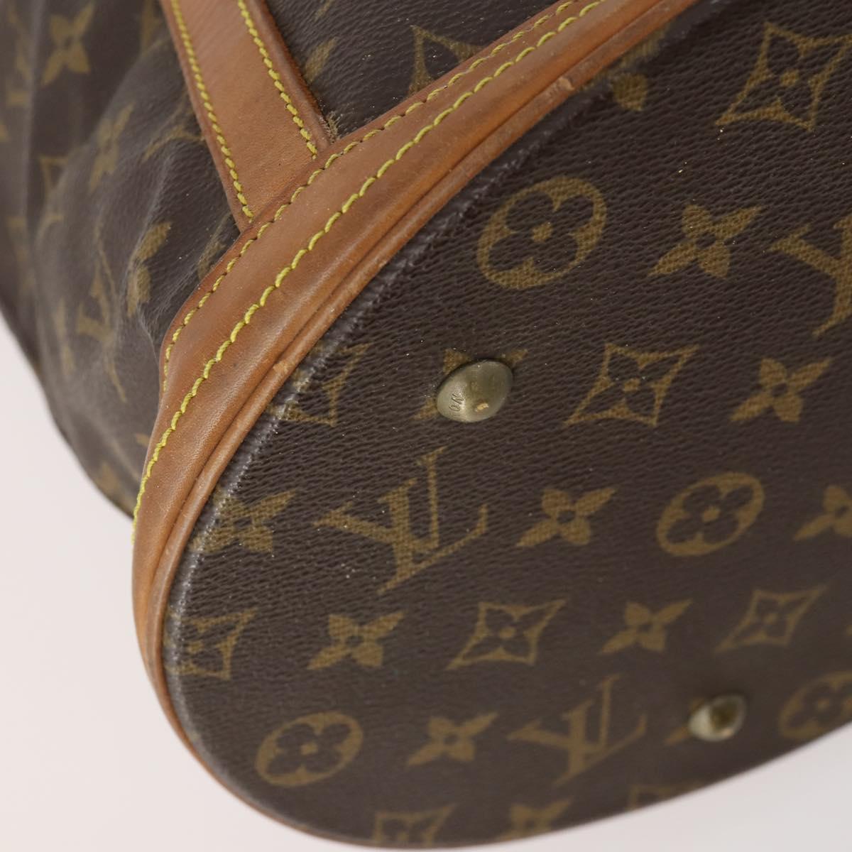 LOUIS VUITTON Monogram Bucket GM Shoulder Bag M42236 LV Auth 172193