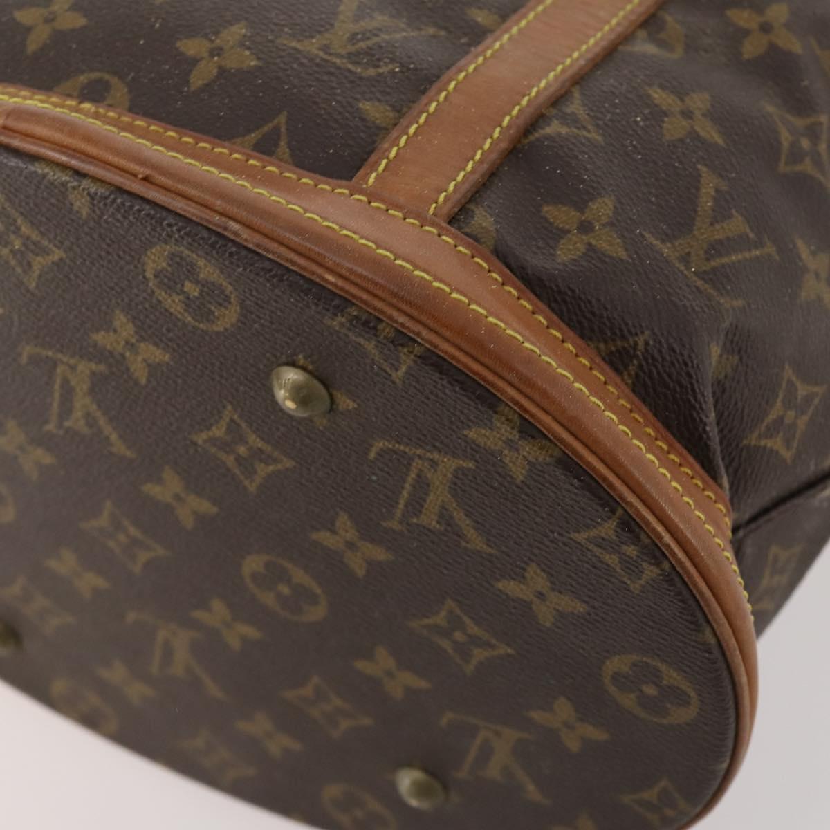 LOUIS VUITTON Monogram Bucket GM Shoulder Bag M42236 LV Auth 172193