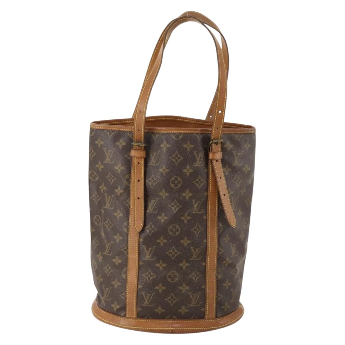 LOUIS VUITTON Monogram Bucket GM Shoulder Bag M42236 LV Auth 172193