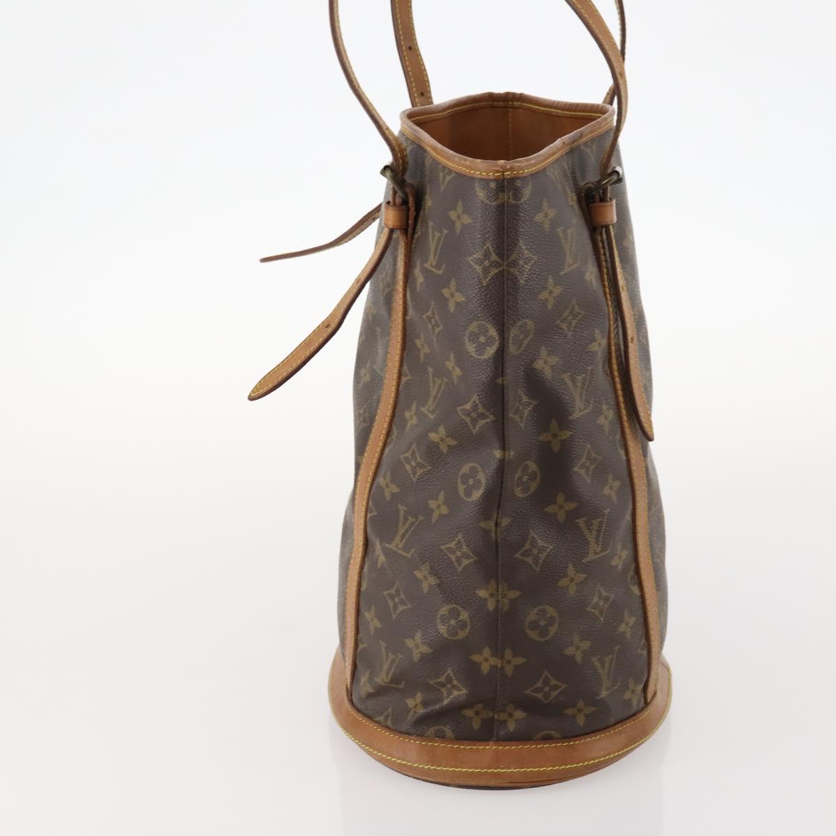 LOUIS VUITTON Monogram Bucket GM Shoulder Bag M42236 LV Auth 172193