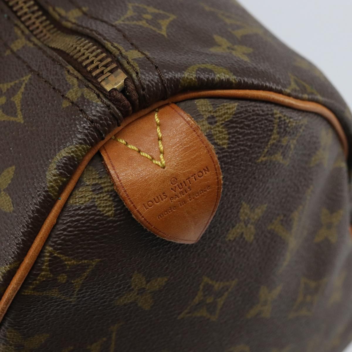 LOUIS VUITTON Monogram Speedy 30 Hand Bag M41526 LV Auth 172194A