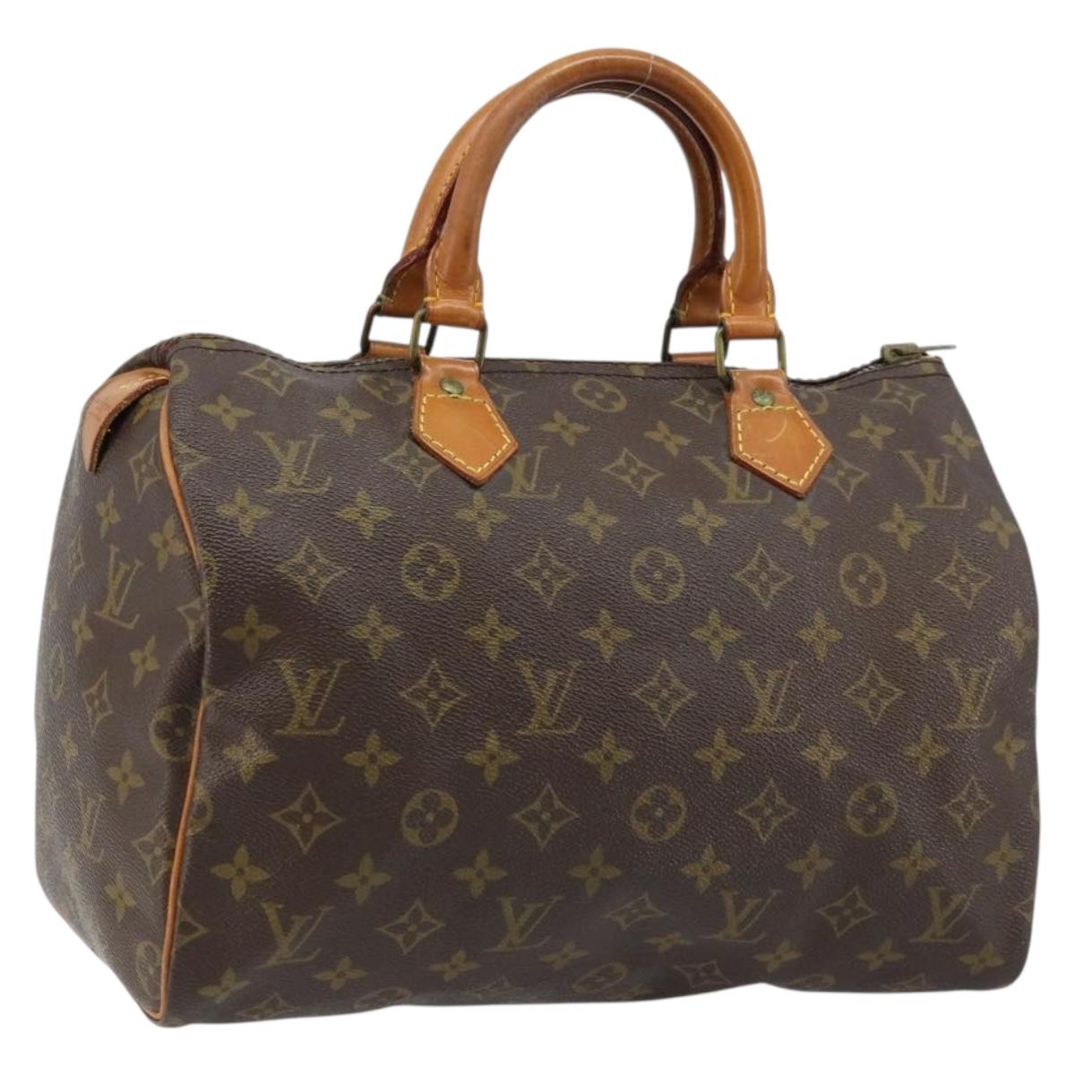LOUIS VUITTON Monogram Speedy 30 Hand Bag M41526 LV Auth 172194A