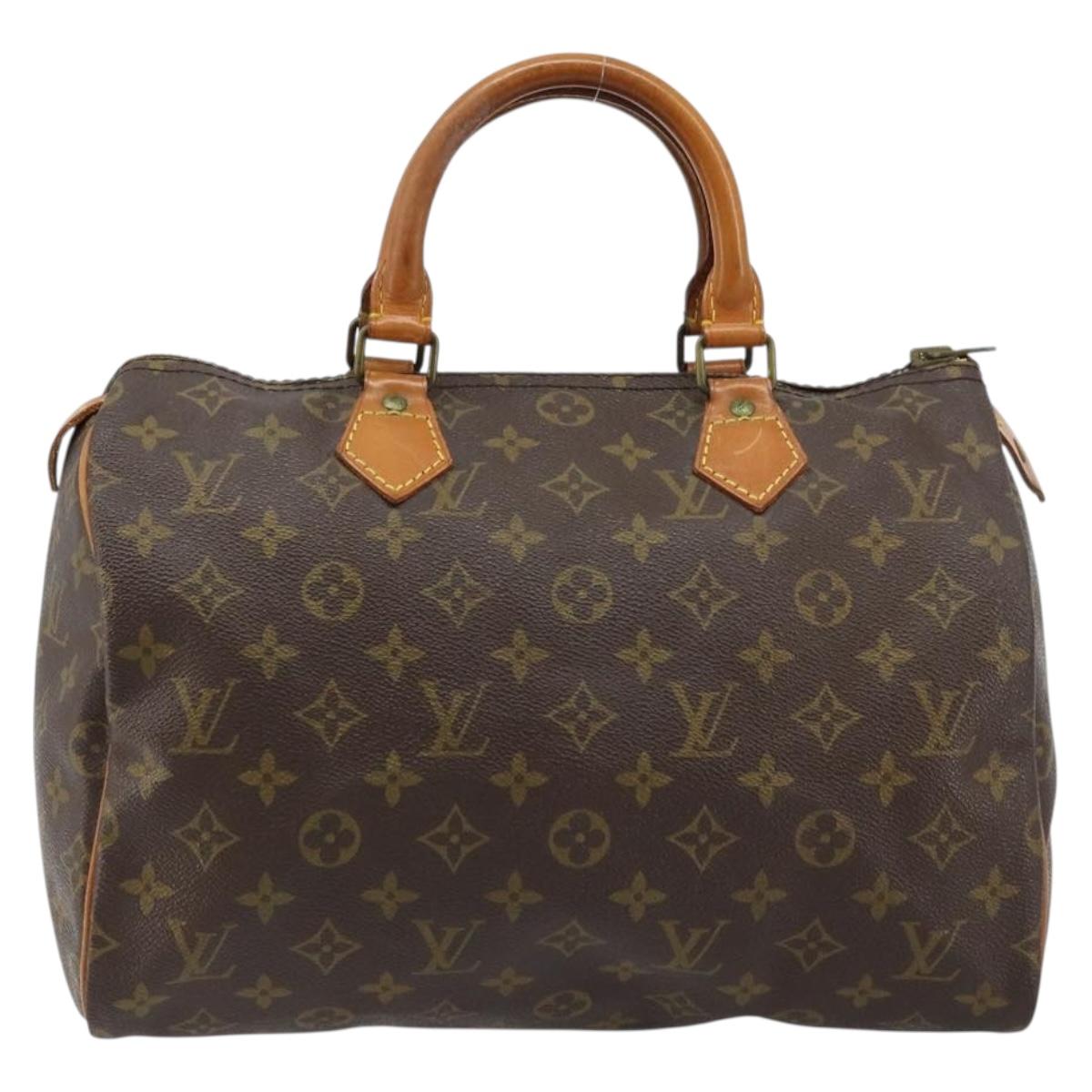 LOUIS VUITTON Monogram Speedy 30 Hand Bag M41526 LV Auth 172194A