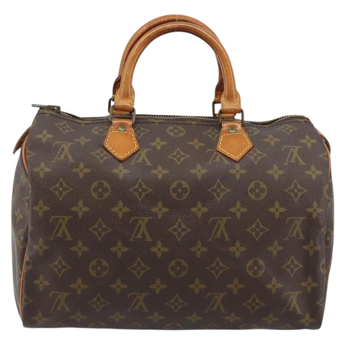 LOUIS VUITTON Monogram Speedy 30 Hand Bag M41526 LV Auth 172194A