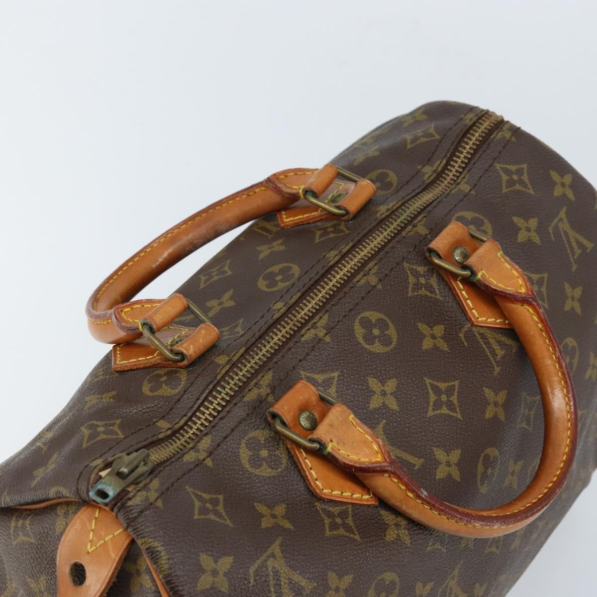 LOUIS VUITTON Monogram Speedy 30 Hand Bag M41526 LV Auth 172194A