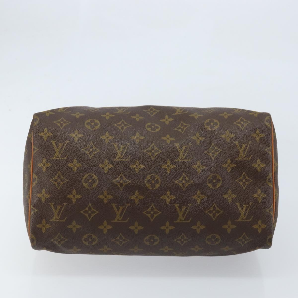 LOUIS VUITTON Monogram Speedy 30 Hand Bag M41526 LV Auth 172194A