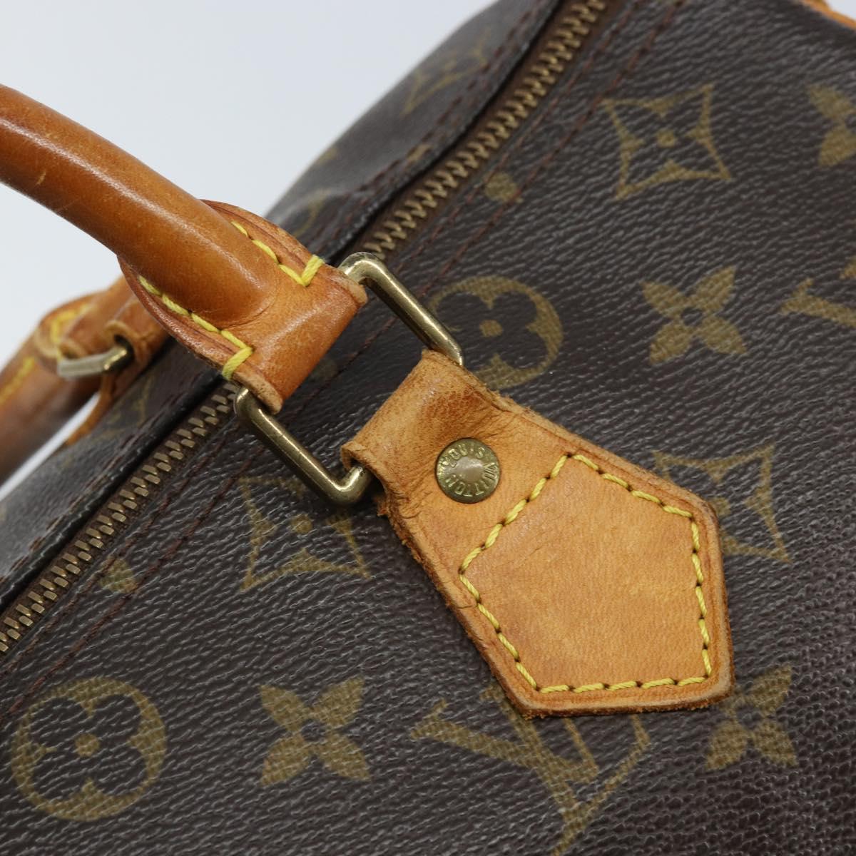 LOUIS VUITTON Monogram Speedy 30 Hand Bag M41526 LV Auth 172196A