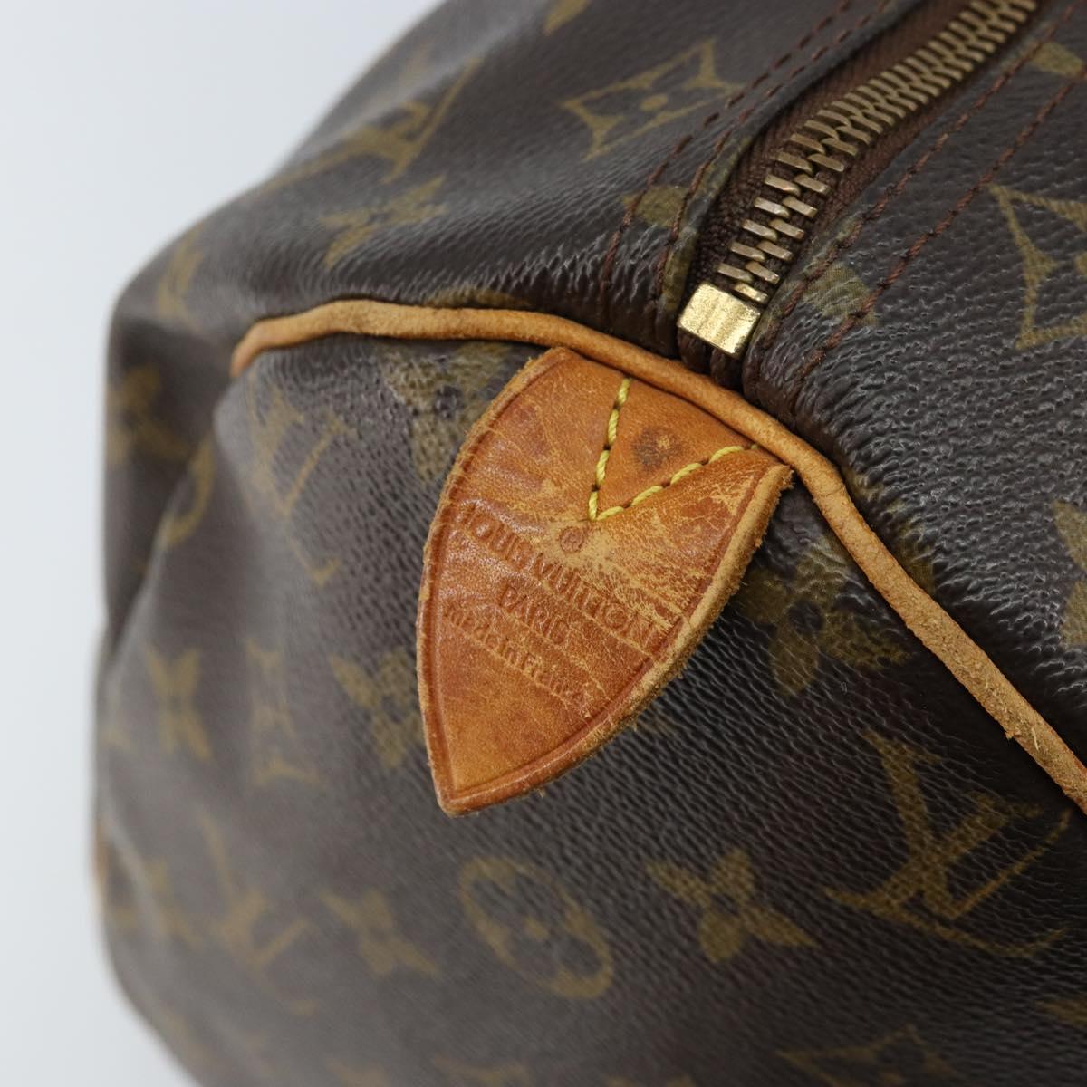 LOUIS VUITTON Monogram Speedy 30 Hand Bag M41526 LV Auth 172196A