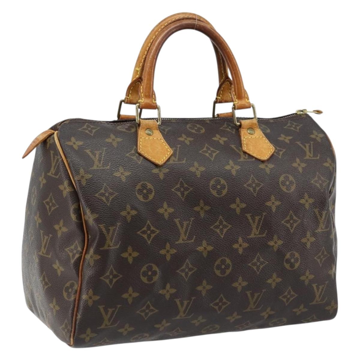 LOUIS VUITTON Monogram Speedy 30 Hand Bag M41526 LV Auth 172196A