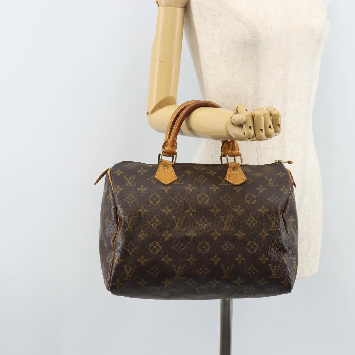 LOUIS VUITTON Monogram Speedy 30 Hand Bag M41526 LV Auth 172196A