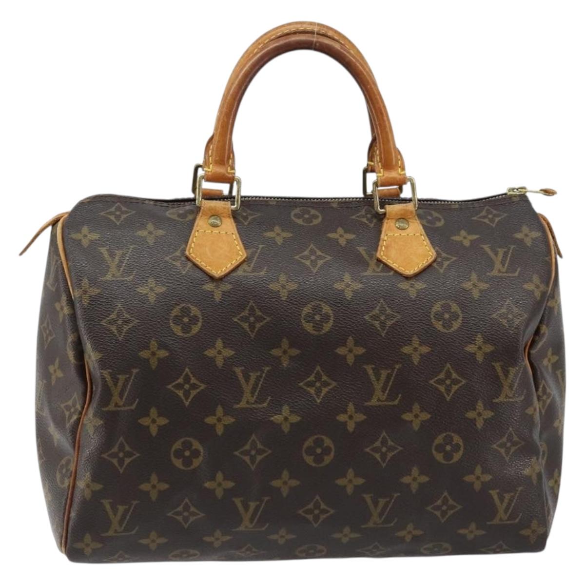LOUIS VUITTON Monogram Speedy 30 Hand Bag M41526 LV Auth 172196A