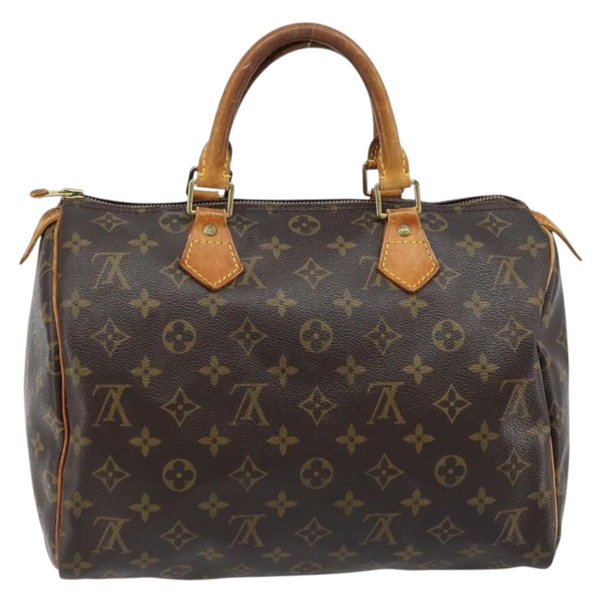 LOUIS VUITTON Monogram Speedy 30 Hand Bag M41526 LV Auth 172196A