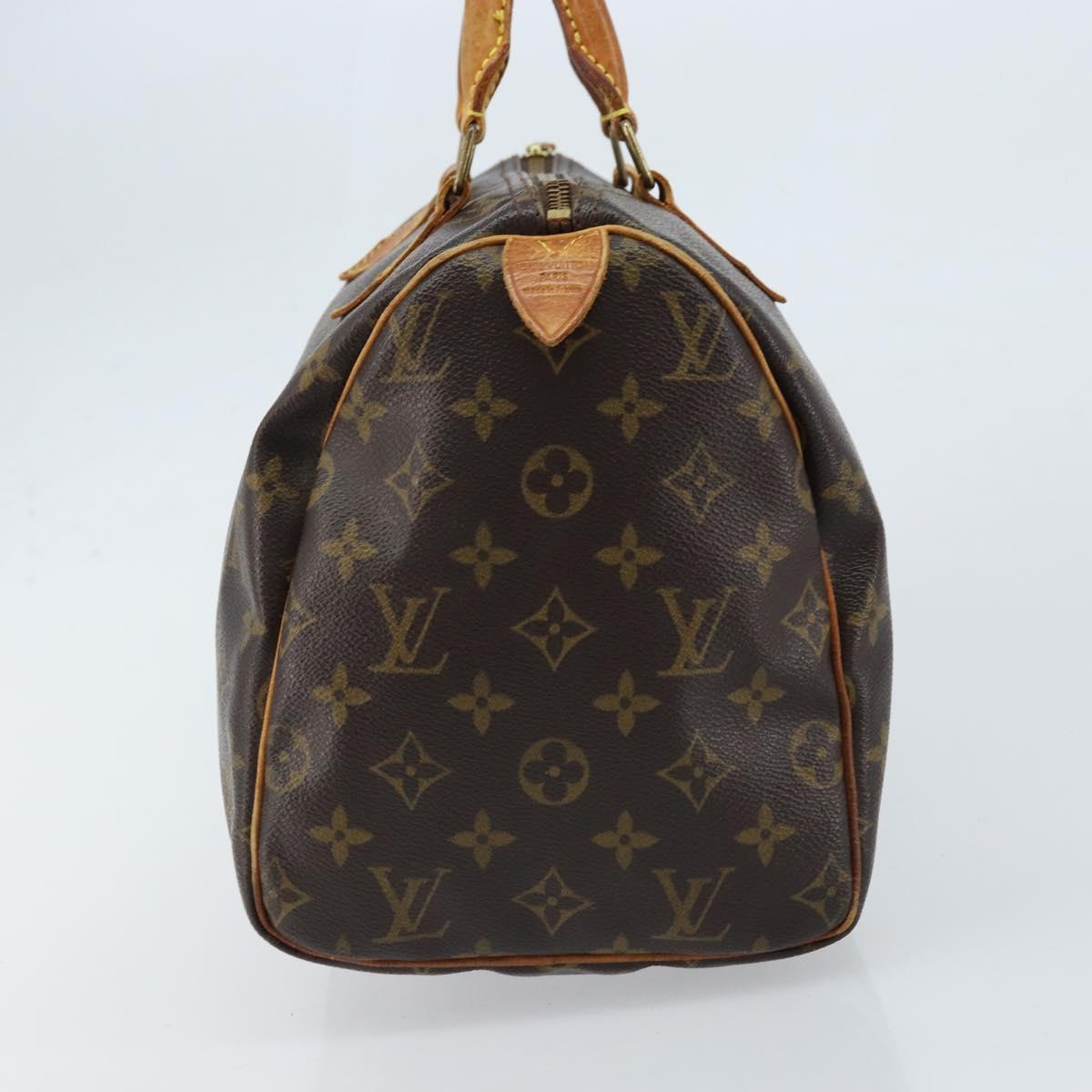 LOUIS VUITTON Monogram Speedy 30 Hand Bag M41526 LV Auth 172196A