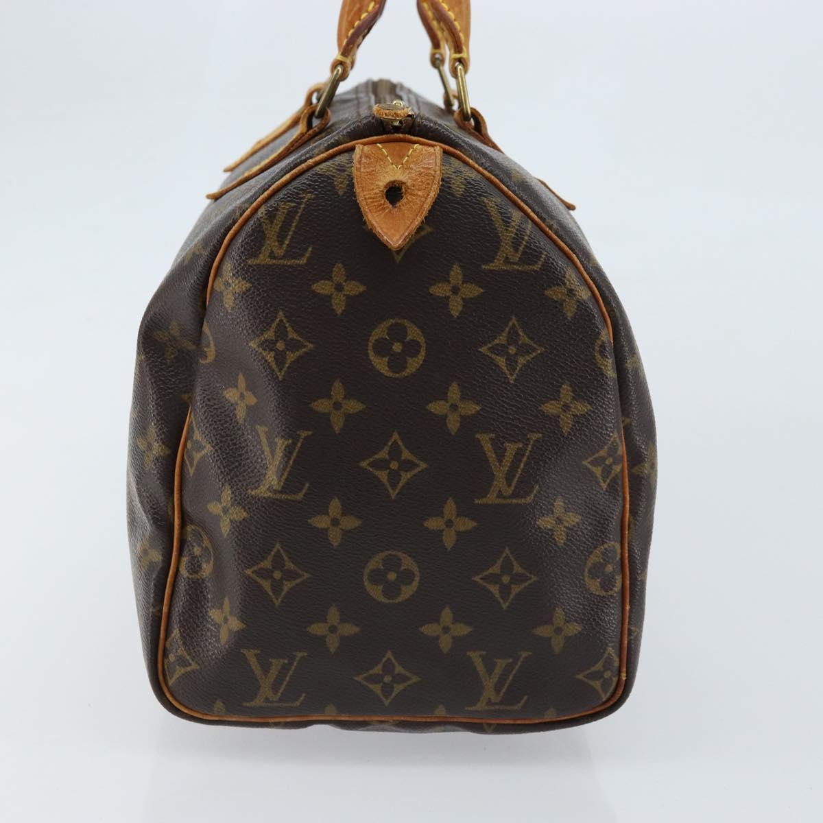 LOUIS VUITTON Monogram Speedy 30 Hand Bag M41526 LV Auth 172196A