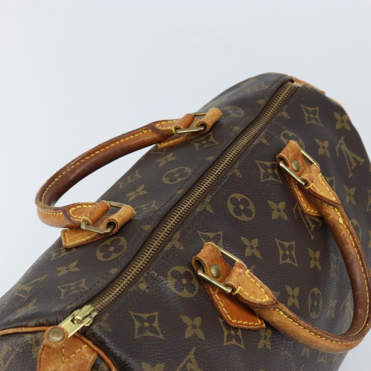 LOUIS VUITTON Monogram Speedy 30 Hand Bag M41526 LV Auth 172196A