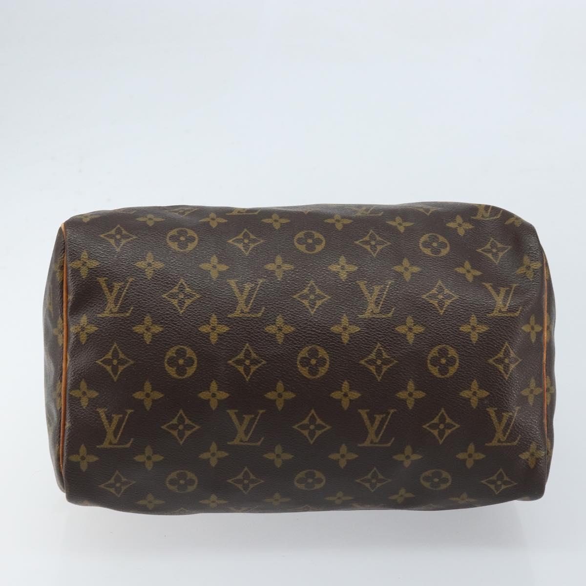 LOUIS VUITTON Monogram Speedy 30 Hand Bag M41526 LV Auth 172196A