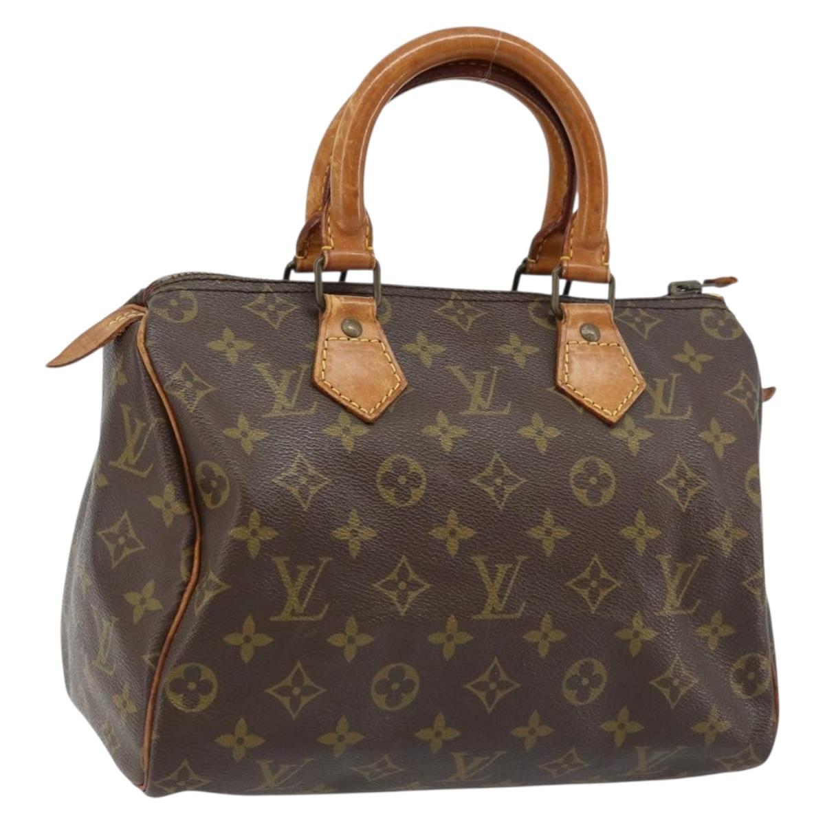 LOUIS VUITTON Monogram Speedy 25 Hand Bag M41528 LV Auth 172199A