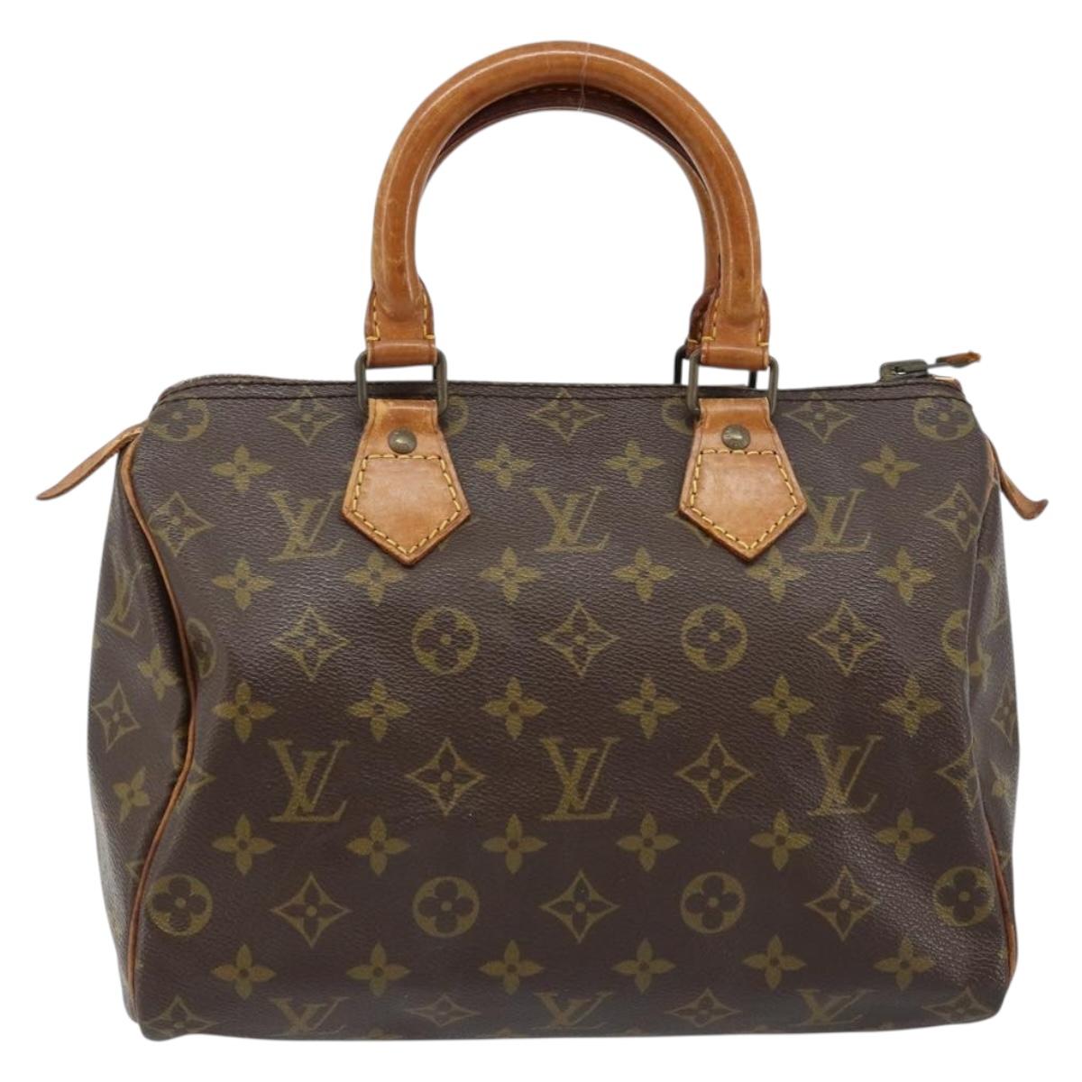 LOUIS VUITTON Monogram Speedy 25 Hand Bag M41528 LV Auth 172199A