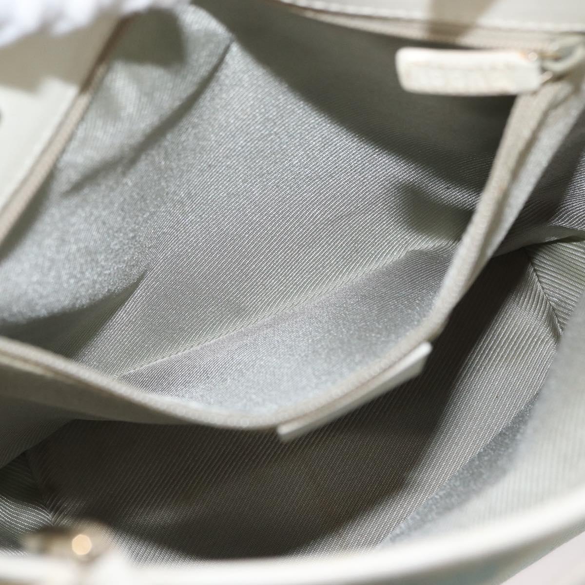 GUCCI GG Canvas Tote Bag Gold Light Blue 002 1099 Auth 172258