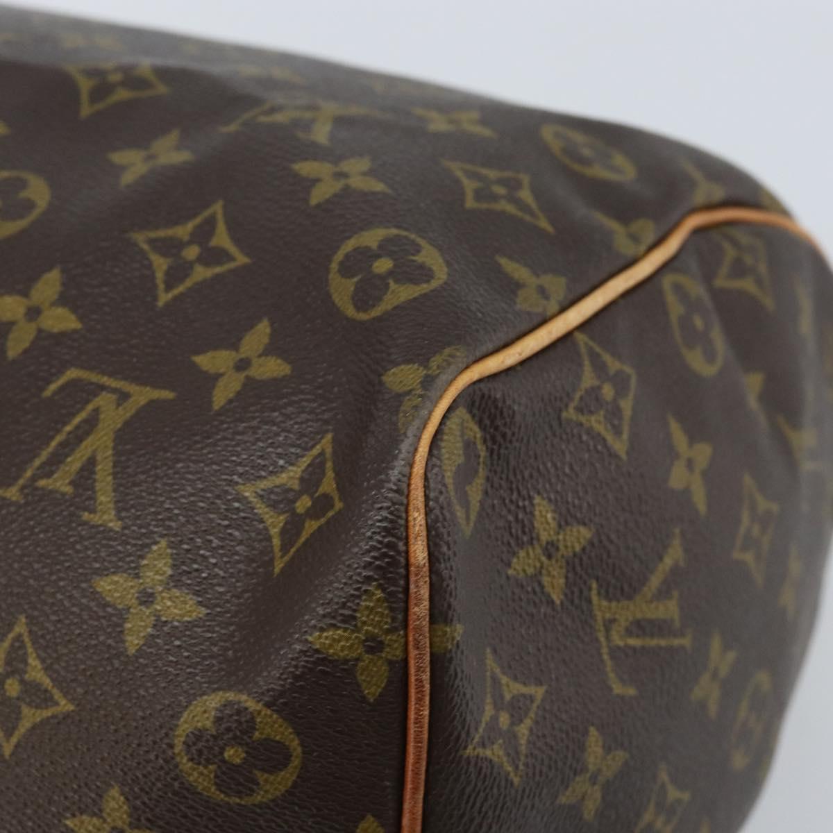 LOUIS VUITTON Monogram Speedy 35 Hand Bag M41524 LV Auth 172327