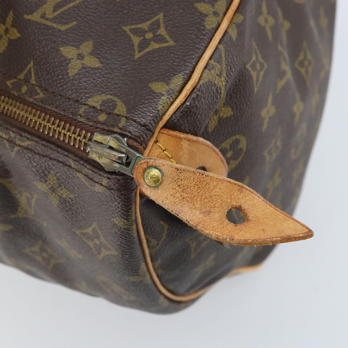 LOUIS VUITTON Monogram Speedy 35 Hand Bag M41524 LV Auth 172327