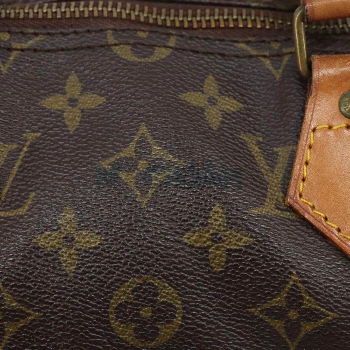 LOUIS VUITTON Monogram Speedy 35 Hand Bag M41524 LV Auth 172327