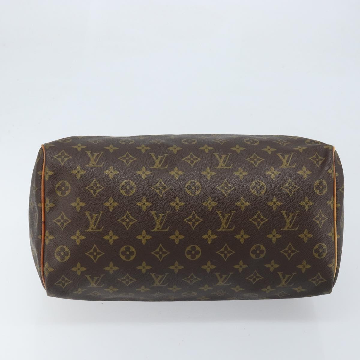 LOUIS VUITTON Monogram Speedy 35 Hand Bag M41524 LV Auth 172327
