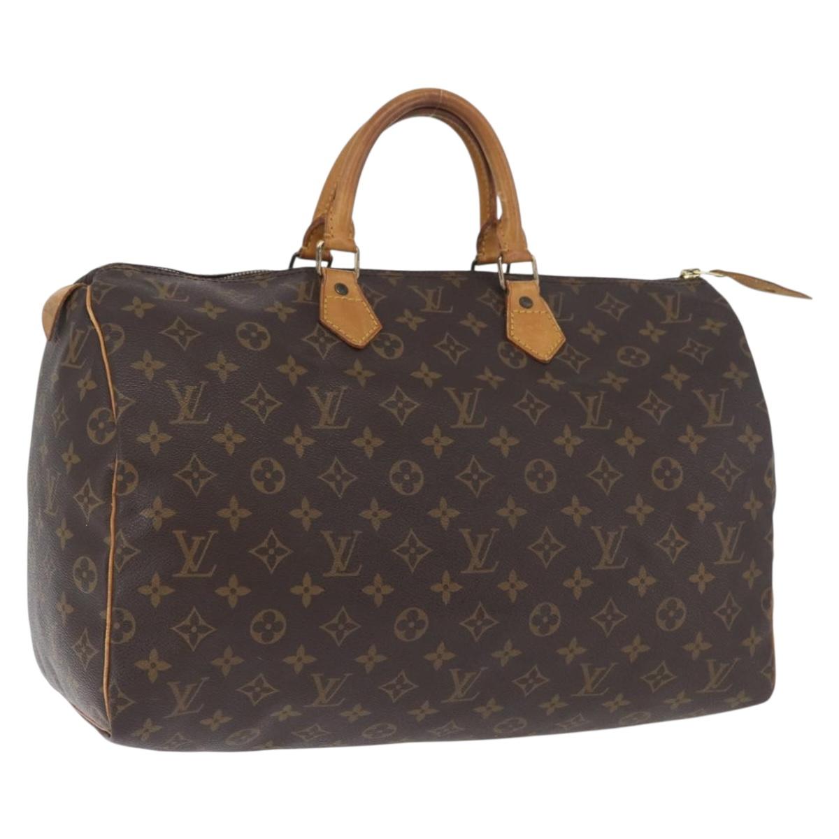 LOUIS VUITTON Monogram Speedy 40 Hand Bag M41522 LV Auth 172328