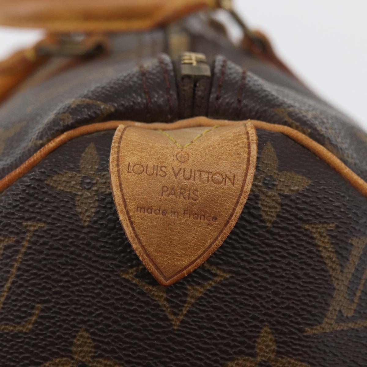LOUIS VUITTON Monogram Speedy 40 Hand Bag M41522 LV Auth 172328