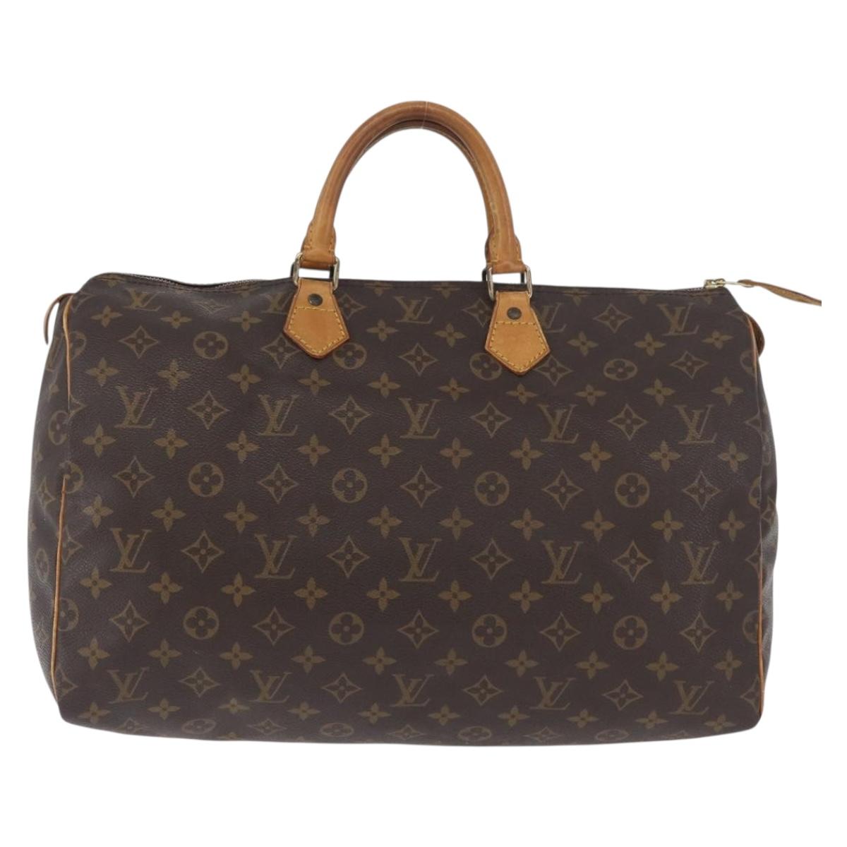 LOUIS VUITTON Monogram Speedy 40 Hand Bag M41522 LV Auth 172328