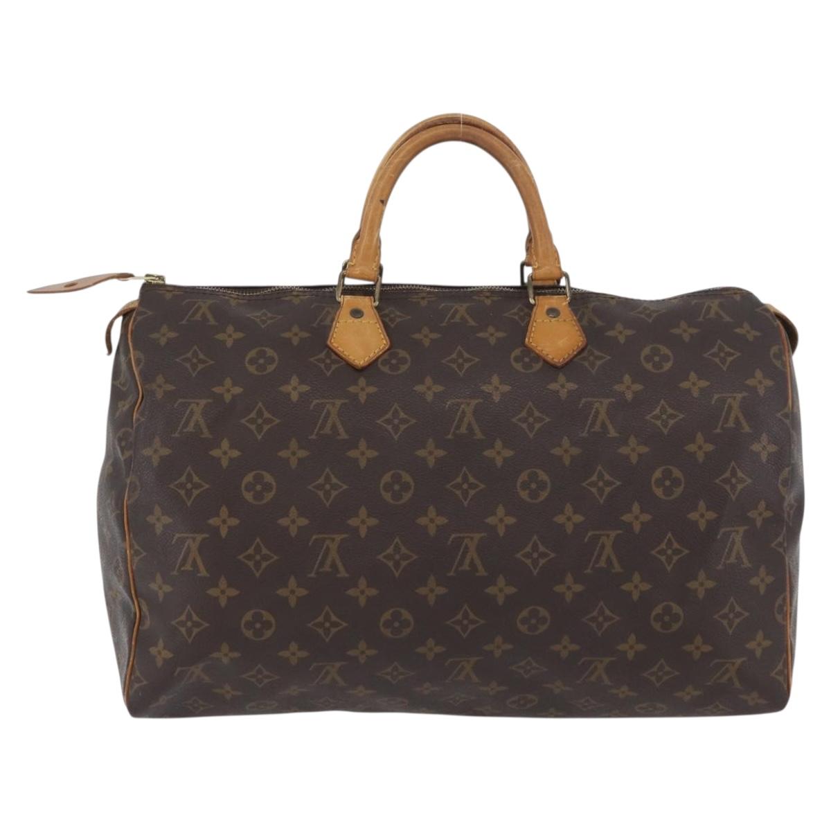 LOUIS VUITTON Monogram Speedy 40 Hand Bag M41522 LV Auth 172328