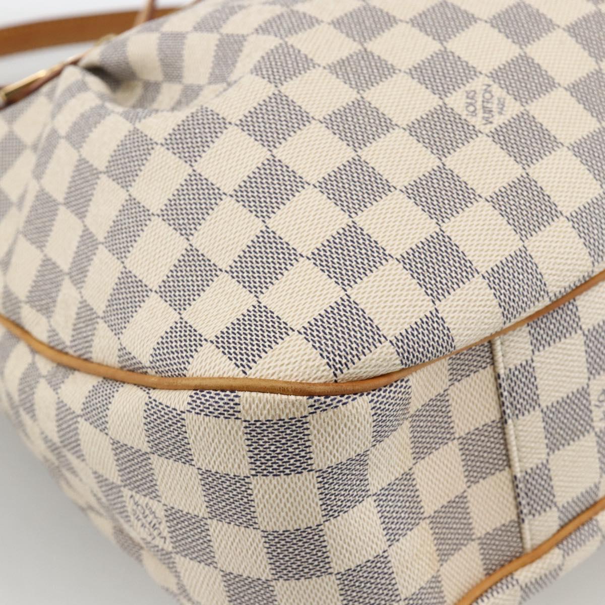 LOUIS VUITTON Damier Azur Evora MM Tote Bag 2way N41133 LV Auth 172344V