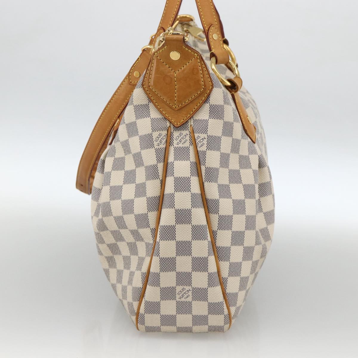LOUIS VUITTON Damier Azur Evora MM Tote Bag 2way N41133 LV Auth 172344V