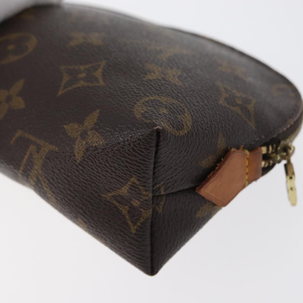 LOUIS VUITTON Monogram Pochette Cosmetic PM Pouch M43998 LV Auth 172352