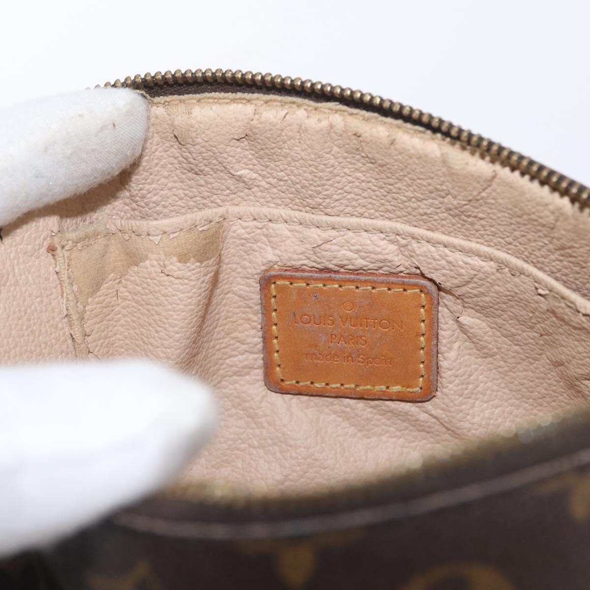 LOUIS VUITTON Monogram Pochette Cosmetic PM Pouch M43998 LV Auth 172352