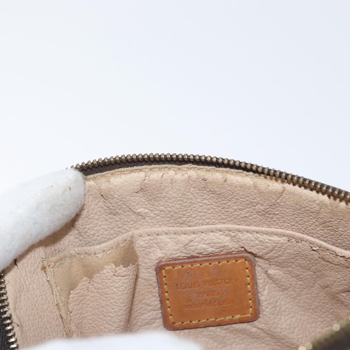 LOUIS VUITTON Monogram Pochette Cosmetic PM Pouch M43998 LV Auth 172352