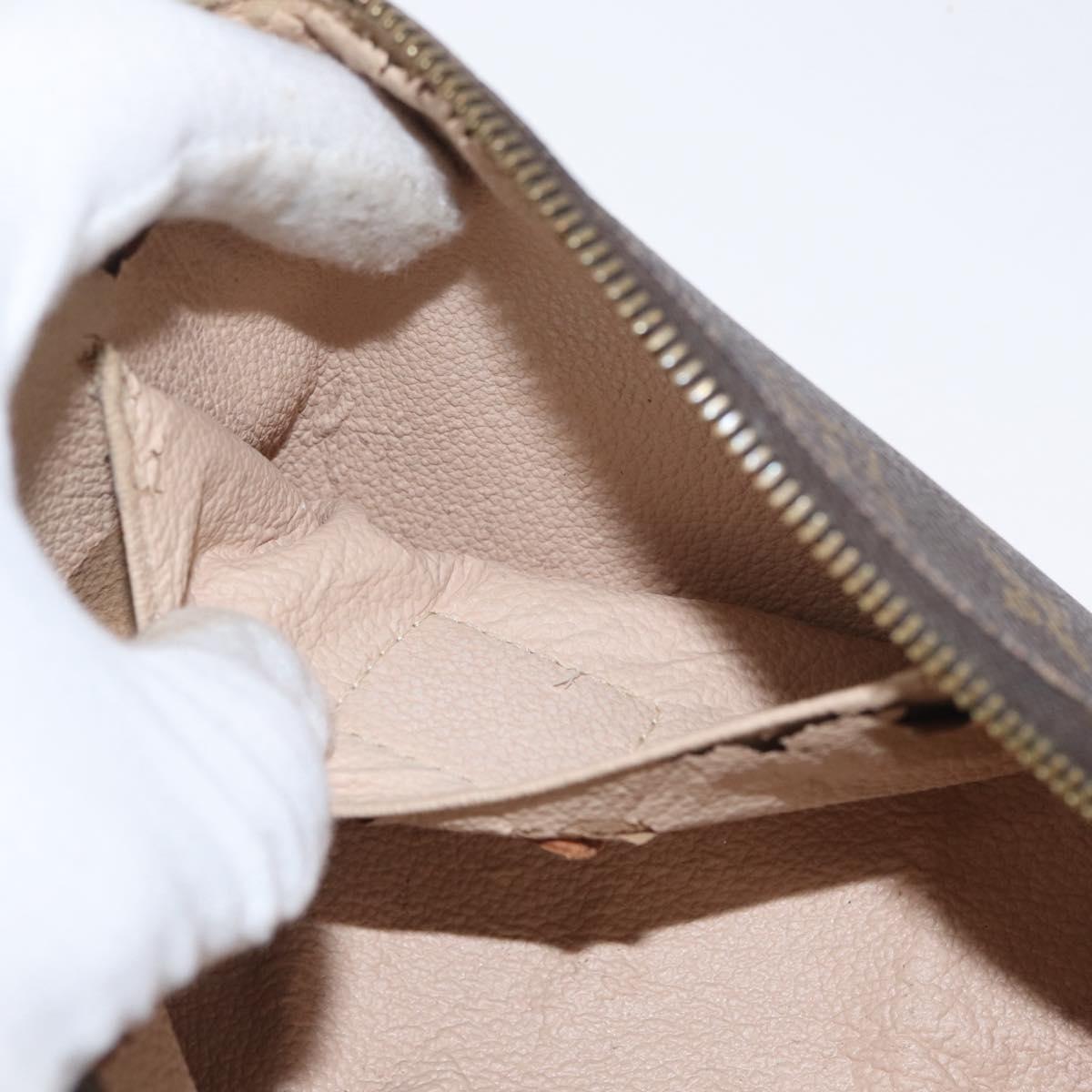 LOUIS VUITTON Monogram Pochette Cosmetic PM Pouch M43998 LV Auth 172352