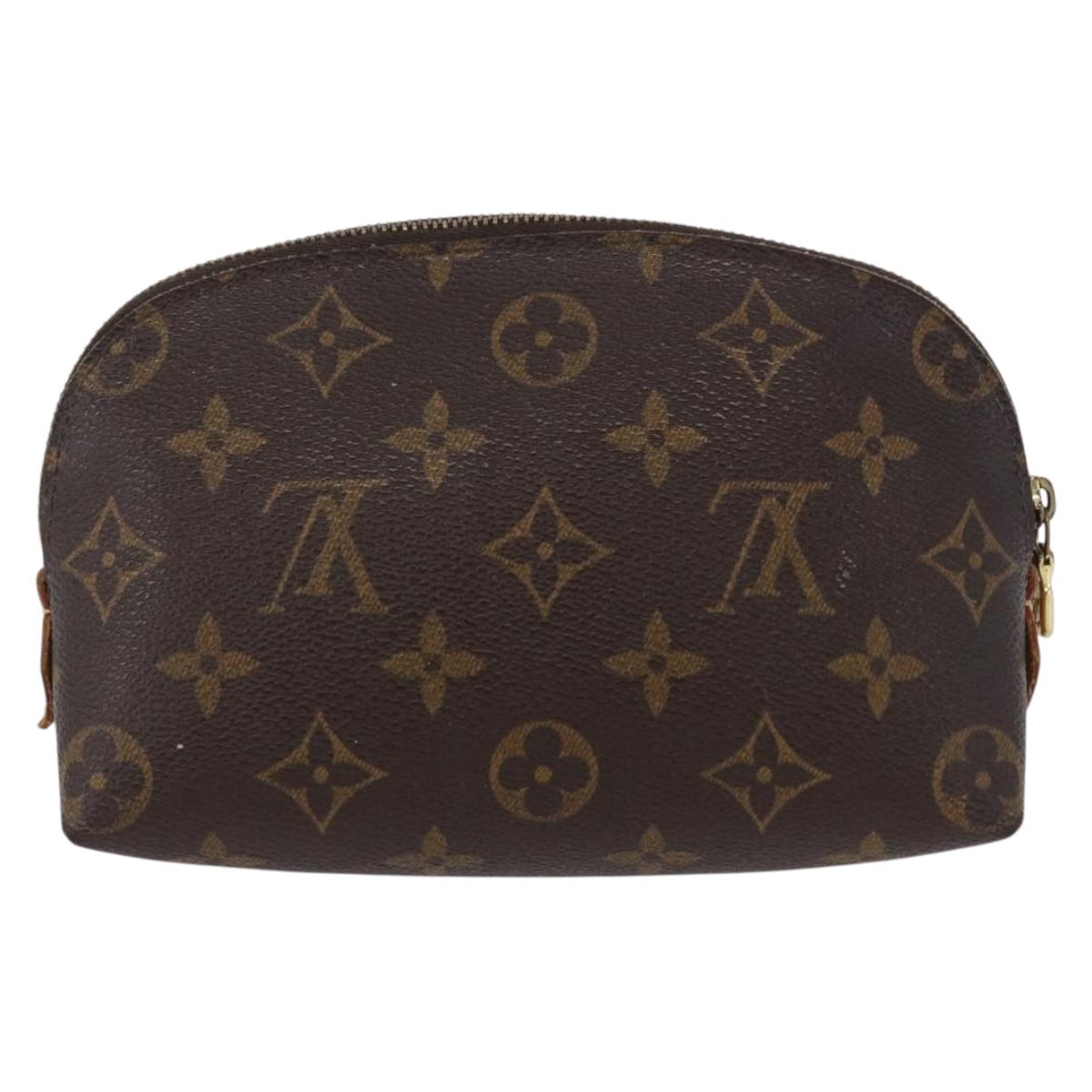 LOUIS VUITTON Monogram Pochette Cosmetic PM Pouch M43998 LV Auth 172352