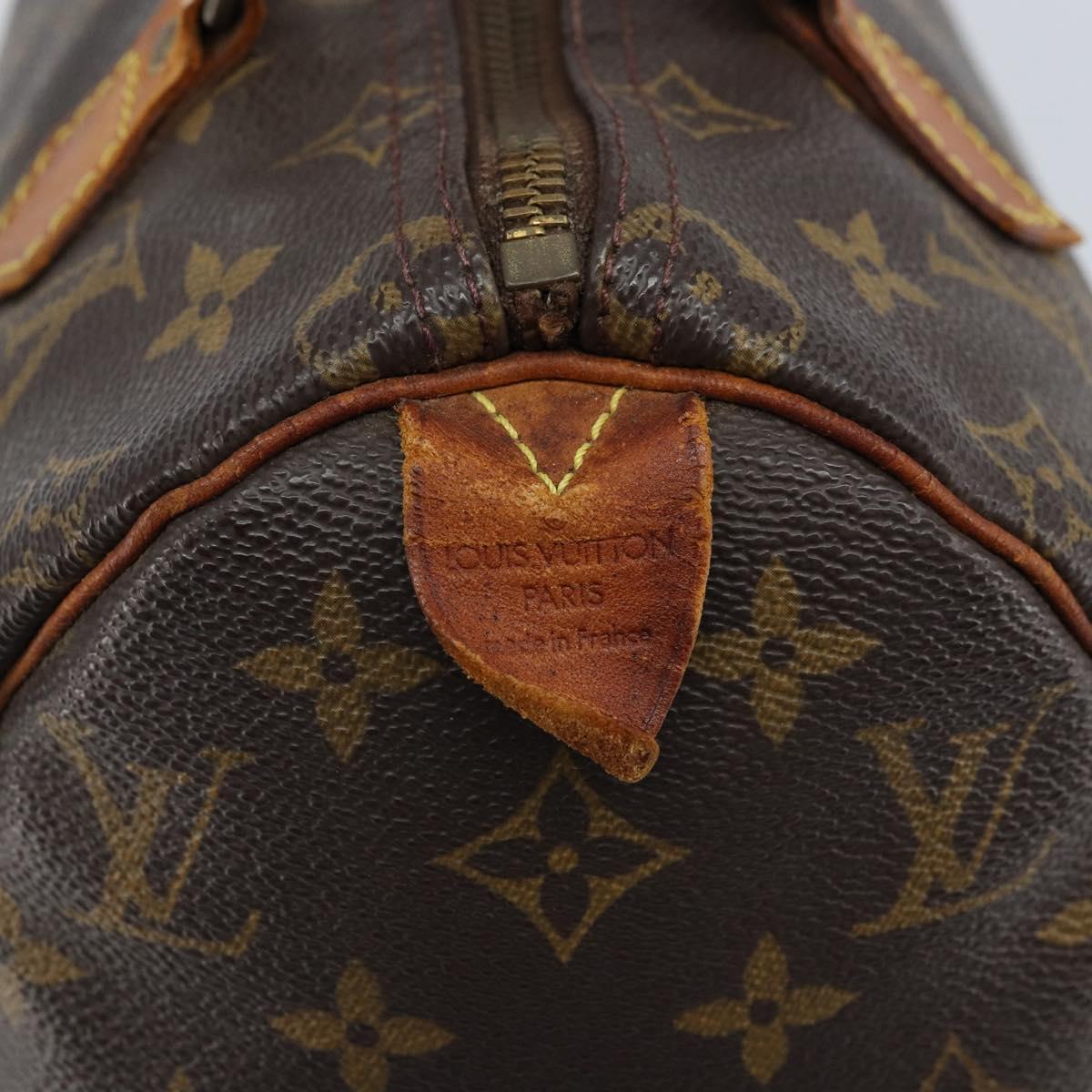 LOUIS VUITTON Monogram Speedy 25 Hand Bag M41528 LV Auth 172353