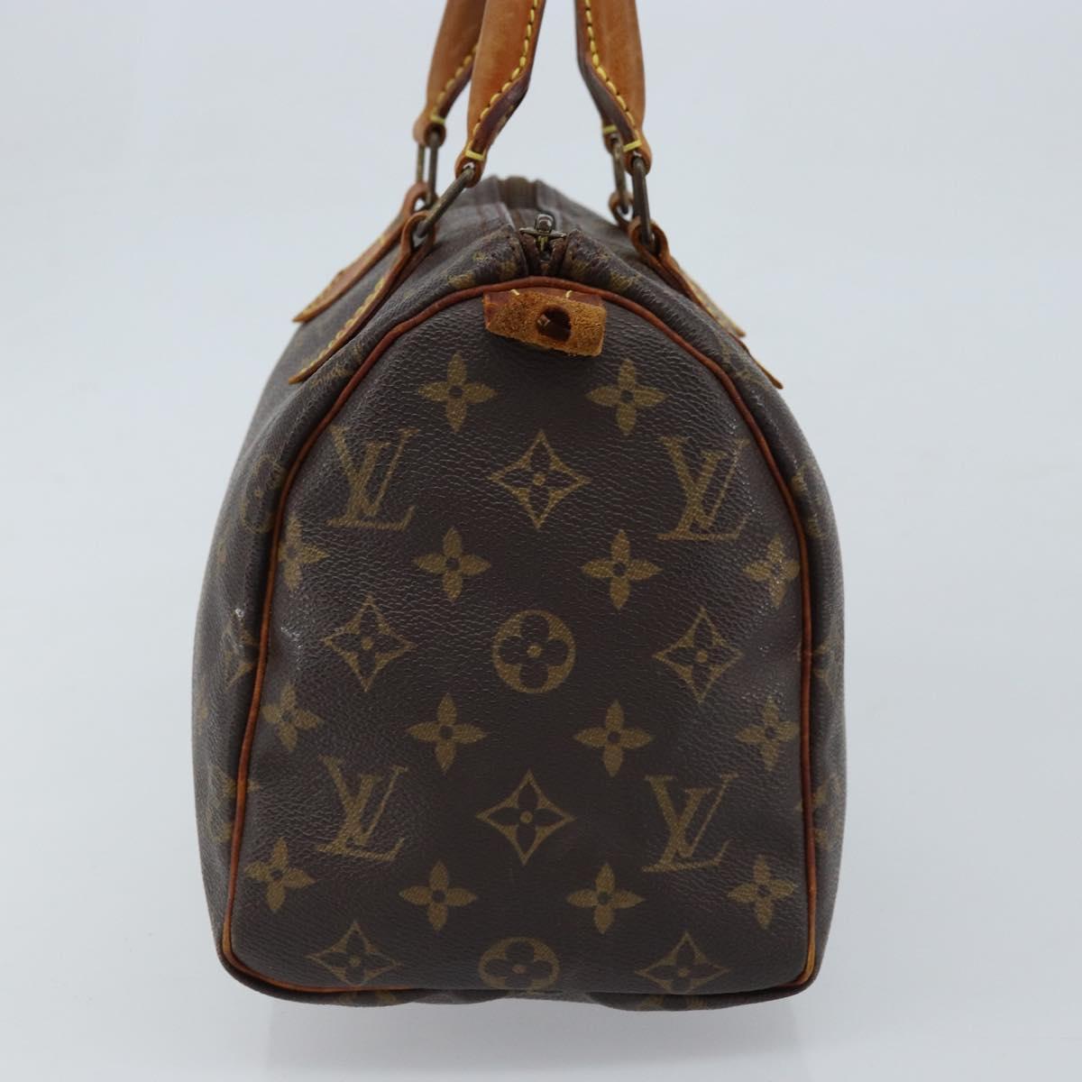LOUIS VUITTON Monogram Speedy 25 Hand Bag M41528 LV Auth 172353