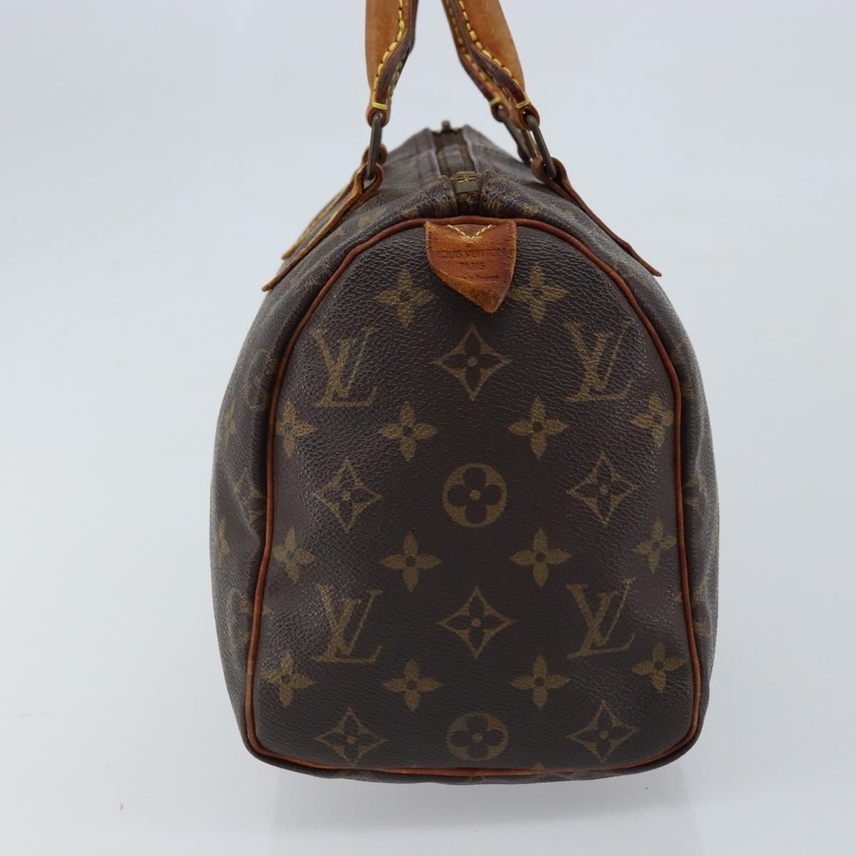 LOUIS VUITTON Monogram Speedy 25 Hand Bag M41528 LV Auth 172353