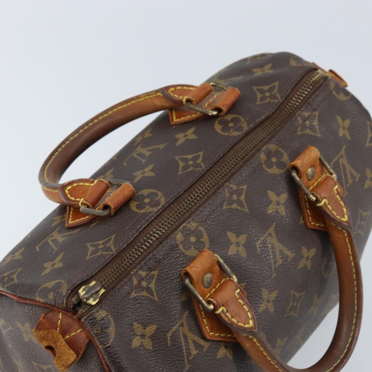 LOUIS VUITTON Monogram Speedy 25 Hand Bag M41528 LV Auth 172353