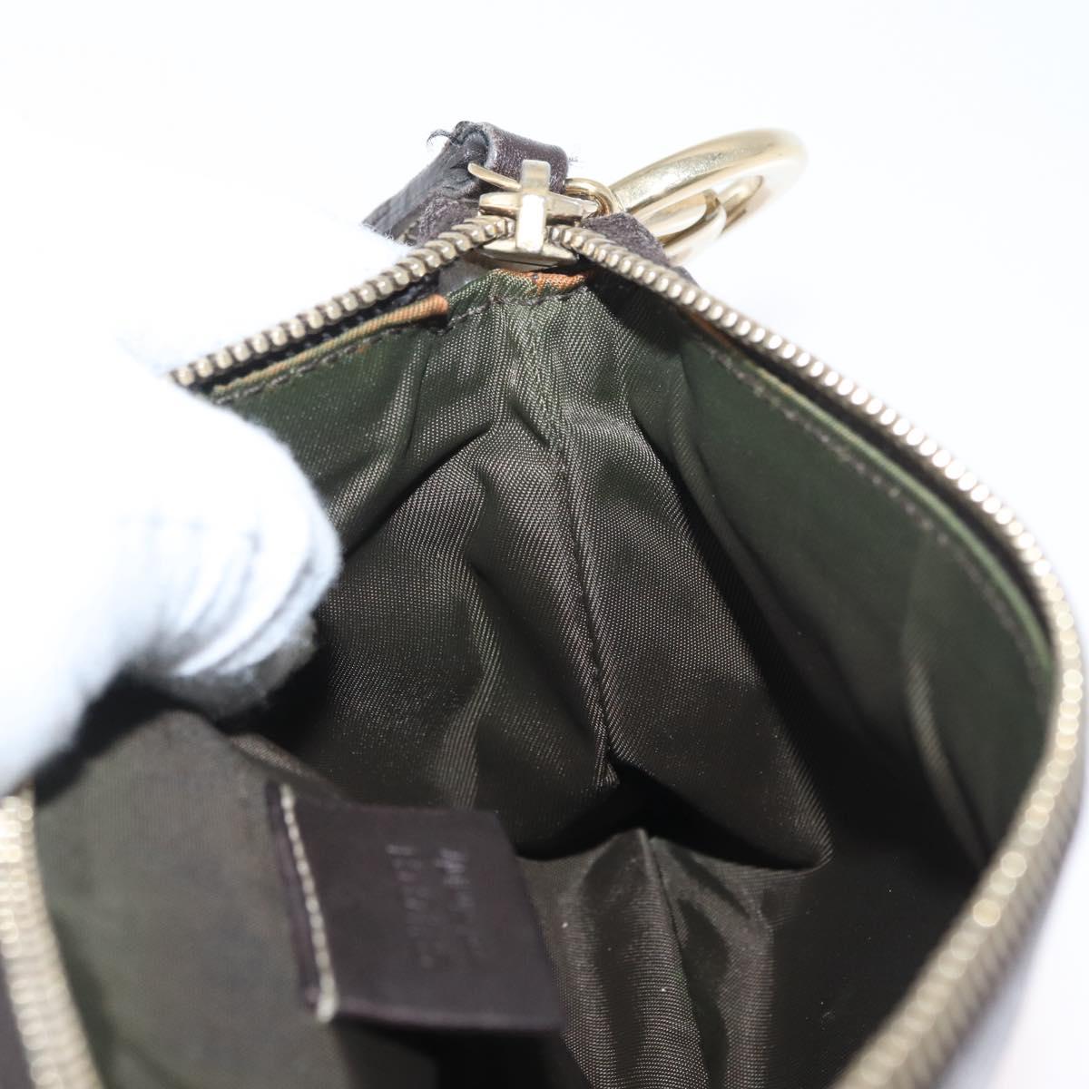 GUCCI GG Canvas Clutch Bag Beige Gold 212203 Auth 172354A