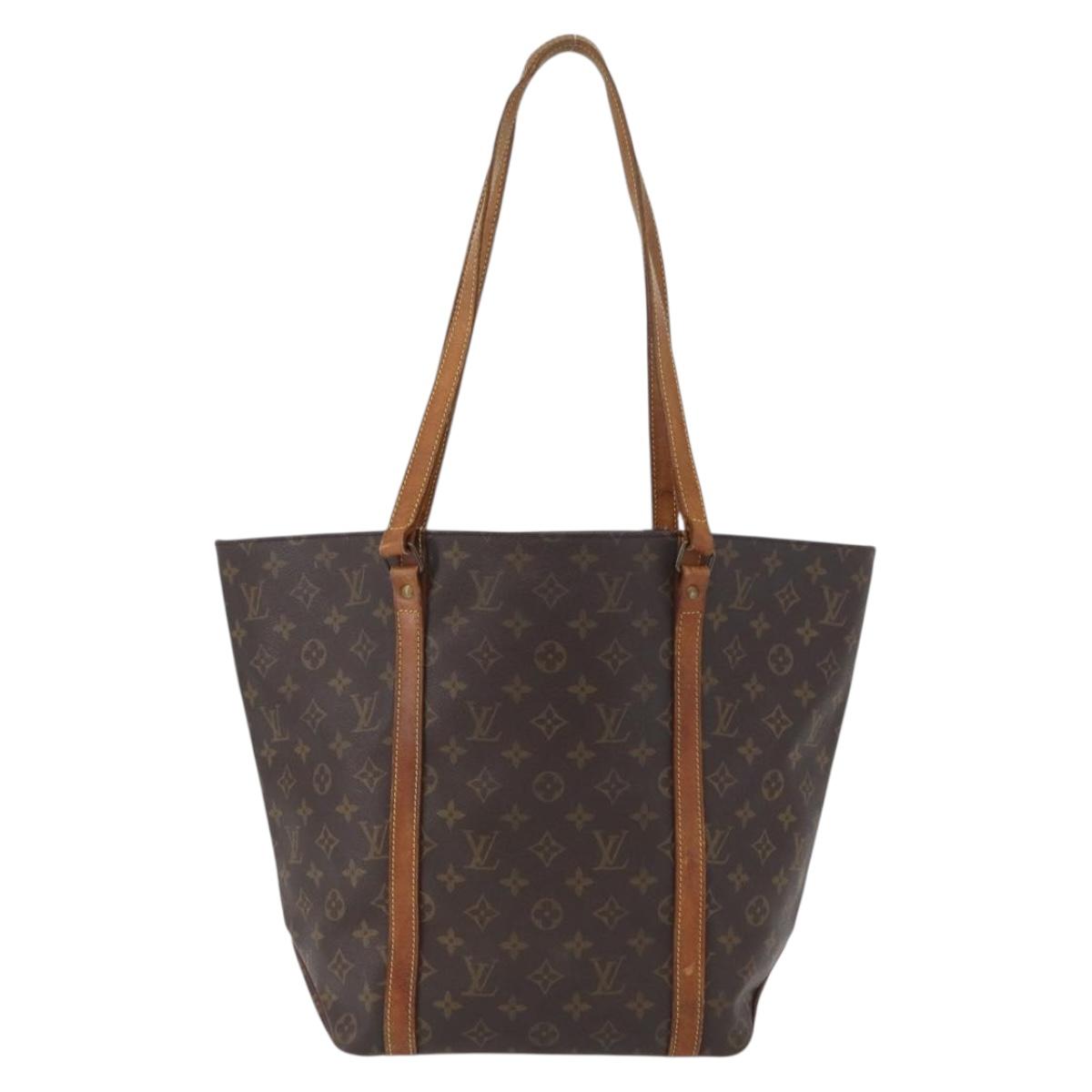 LOUIS VUITTON Monogram Sac Shopping Tote Bag M51108 LV Auth 172358