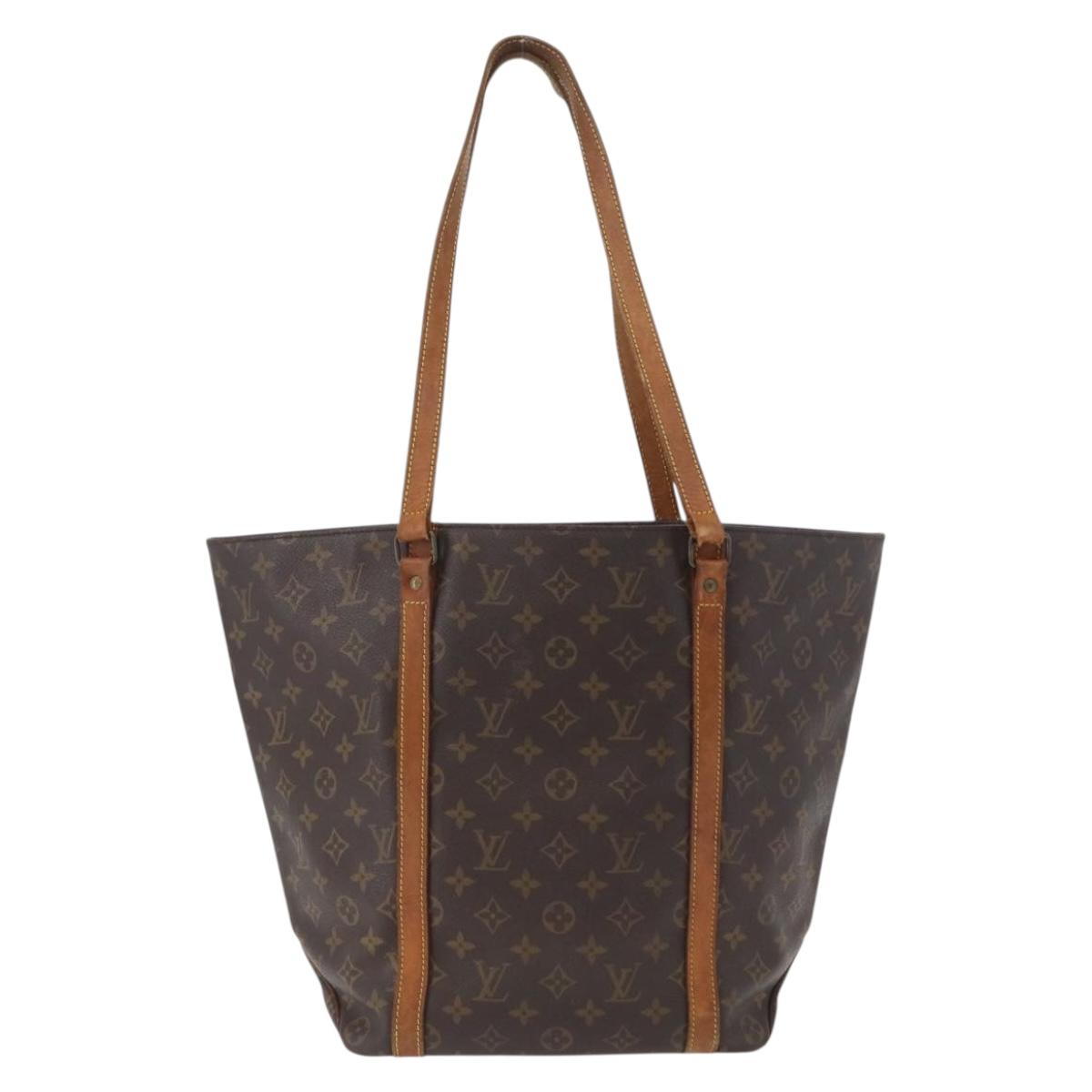 LOUIS VUITTON Monogram Sac Shopping Tote Bag M51108 LV Auth 172358