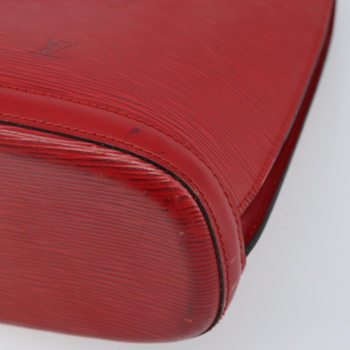 LOUIS VUITTON Epi Lussac Shoulder Bag Red M52287 LV Auth 172360
